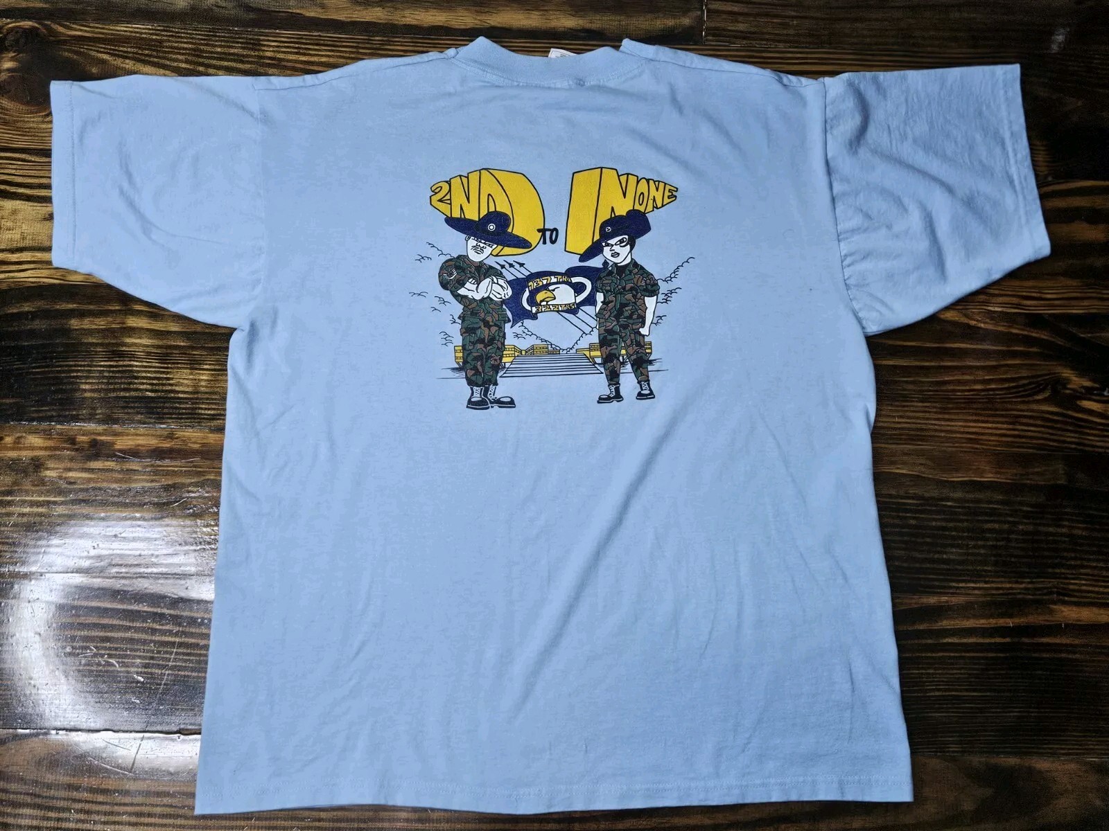 Vintage Air Force 322nd Training Second 2nd To None T Shirt XL Blue Army Eagle gallery