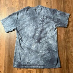 Smithsonian Hellcat Airplane Graphic T-Shirt Tie Dye Blue Mens Size S