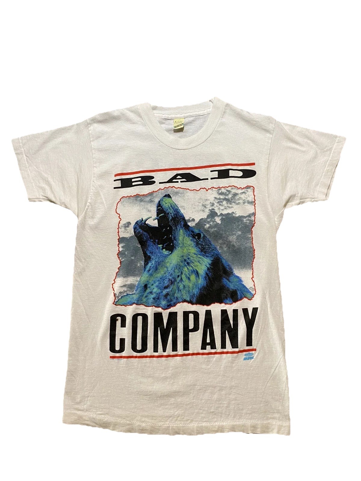 Vintage Bad Company Band T Shirt Holy Water Tour 1991 USA Made Size M Rare gallery