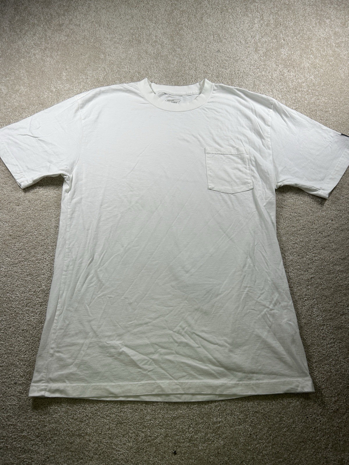 Genuine Dickies Mens Size Xl White Heavy Weight Pocket Tshirt gallery