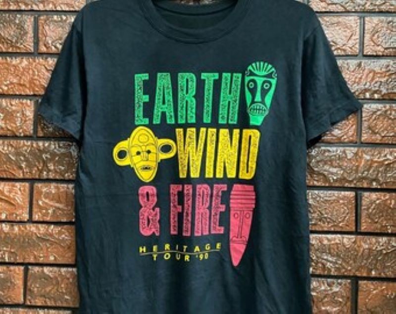 Earth Wind And Fire T Shirt Black Cotton All size S-5XL Unisex HRL477 gallery