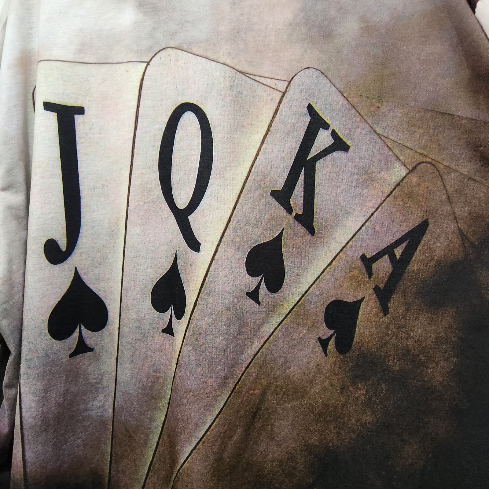 Mens 5XL Shein Poker Cards Full Print T-Shirt Short Sleeve gallery