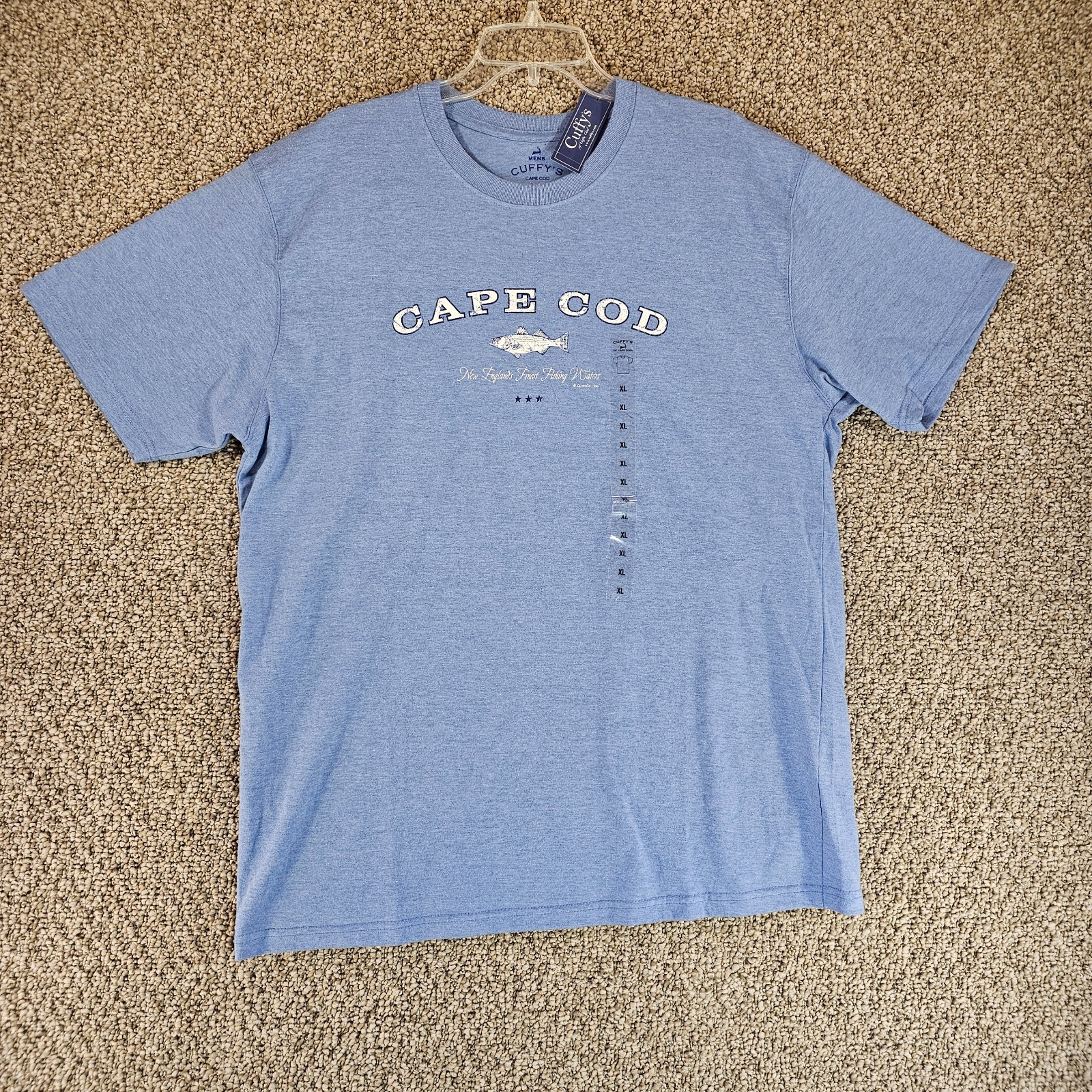 Cuffys Cape Cod T Shirt mens XL Short Sleeve Pullover NEW gallery