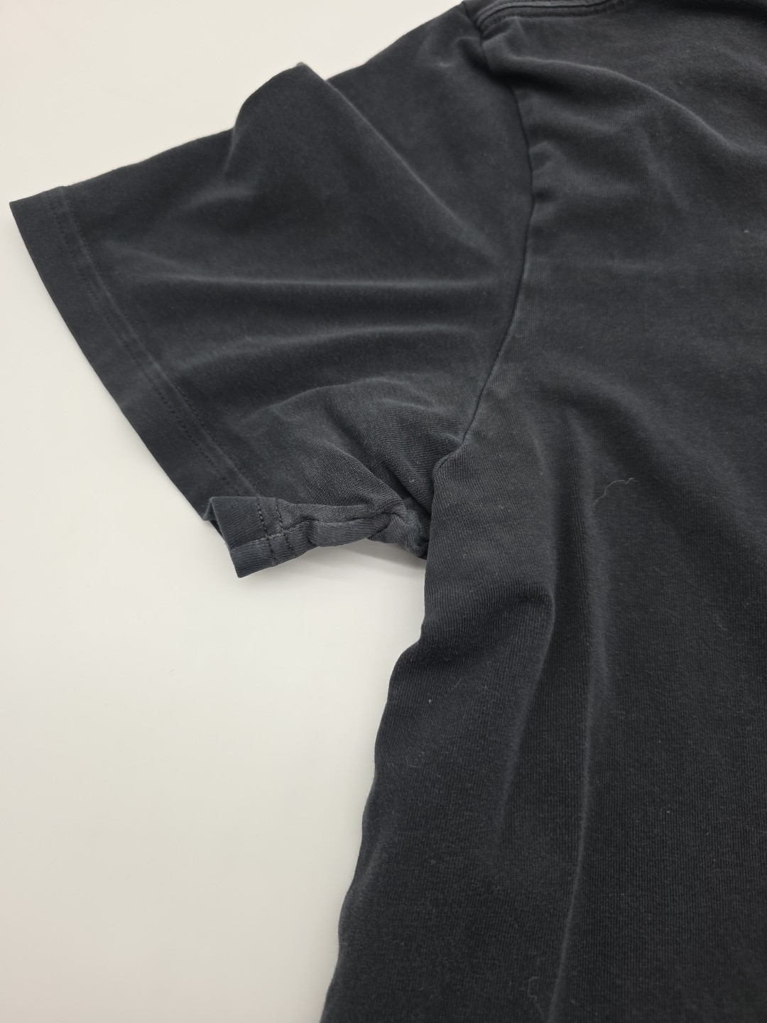 Express T-Shirt Men XL V-Neck Black Stretch Solid.#41160 gallery