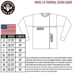 Xtreme Couture by Affliction Men’s Thermal Shirt WLEDING DEATH Biker