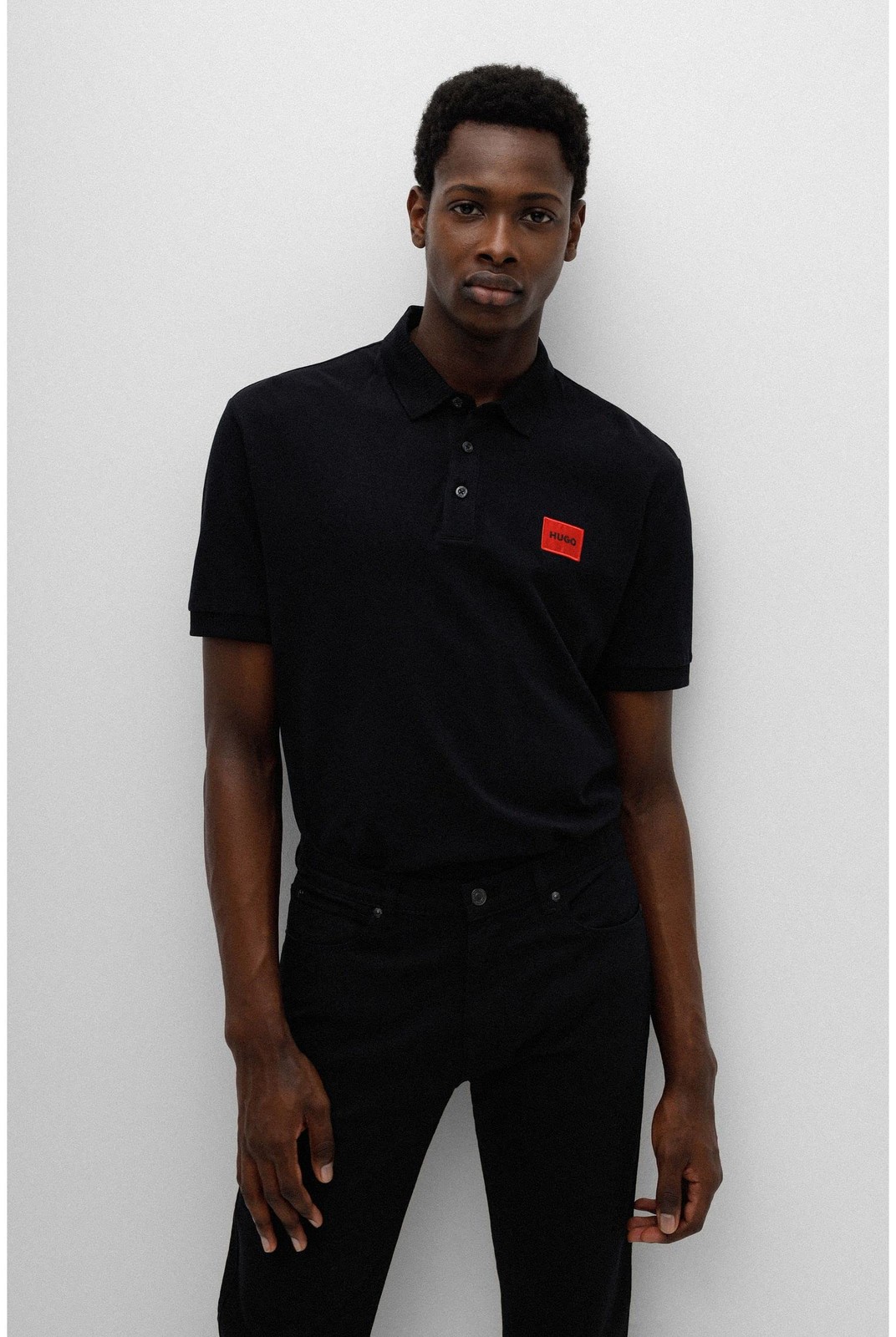 Men's Dereso222 Polo Shirt, Black001, M EU gallery