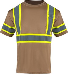 Safety Reflective High Visibility Shirt for Men ANSI Class 3 Hi Vis Construction