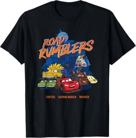 Disney PIXAR Cars On The Road Rumblers T-Shirt Size S - 5XL Gift For Friends gallery