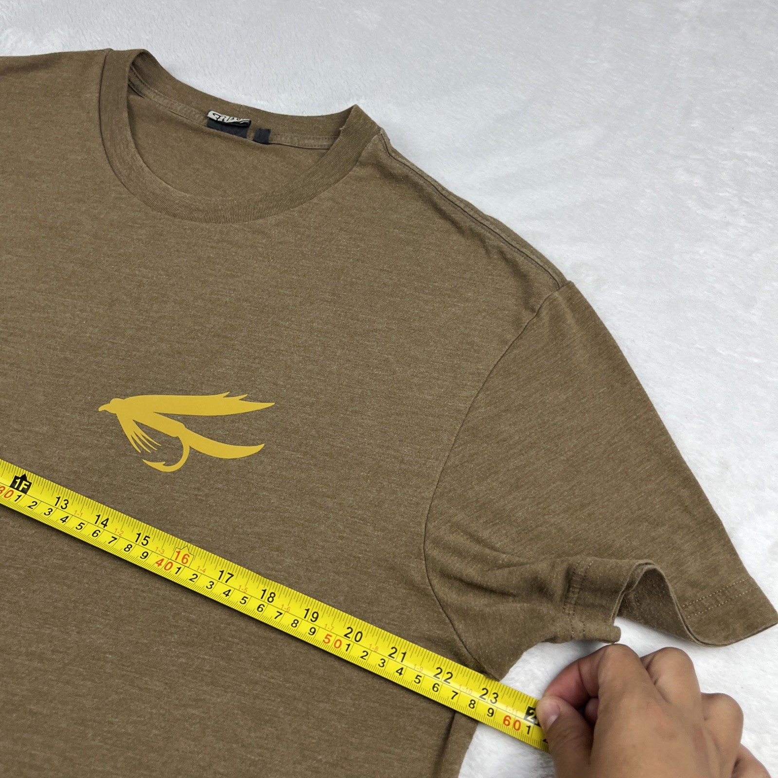 Filson Buckshot Short Sleeve T Shirt Brown Fly Fishing Men’s Size XL gallery