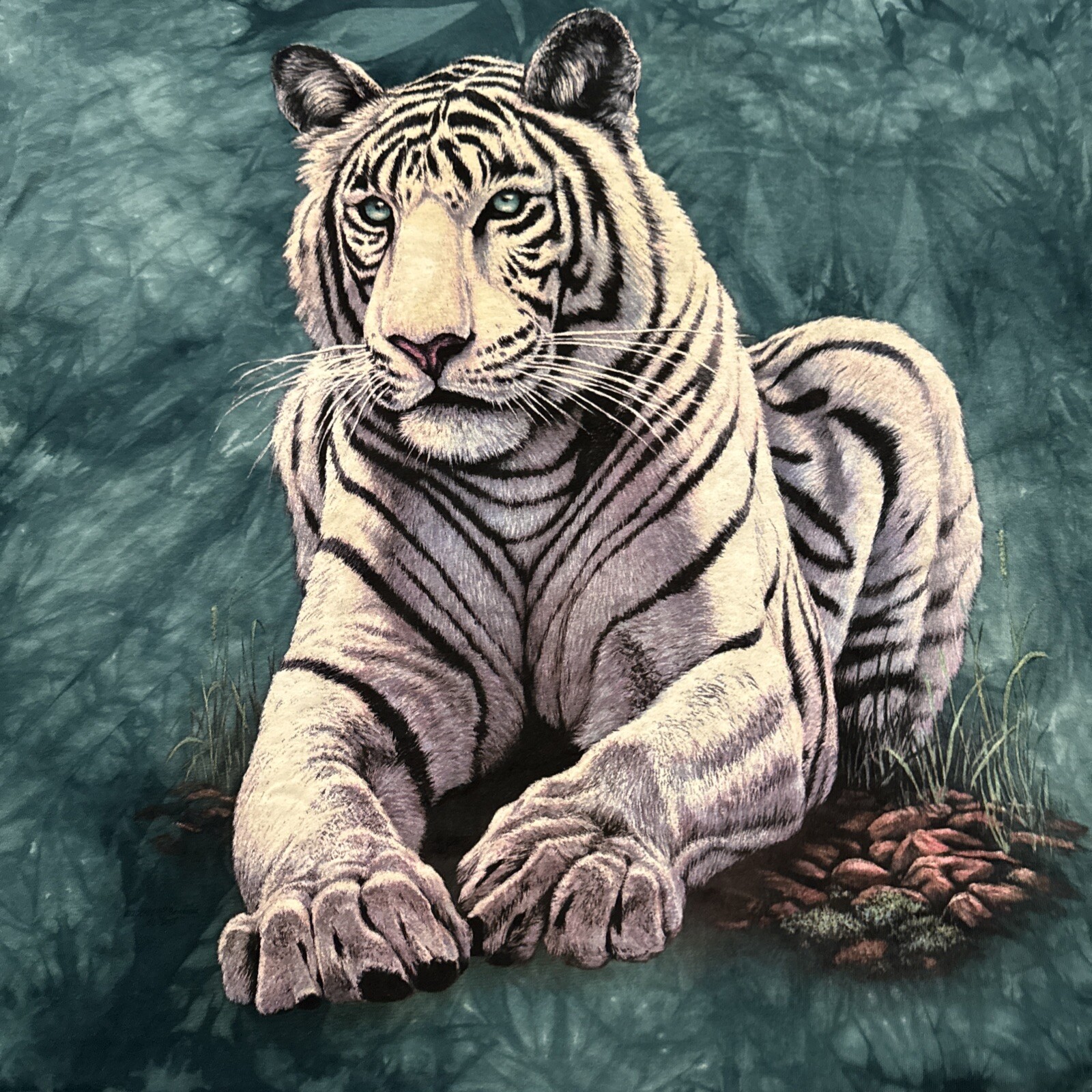 The Mountain Short Sleeve White Tiger Tie-Dye Shirt, Brand New, Men’s Size 2XL gallery
