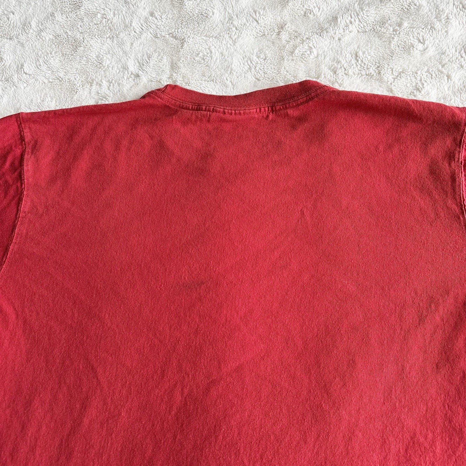Red Canoe Canada Shirt Tee Mens Large Maple Leaf Canadian Cotton Classic Logo SS gallery