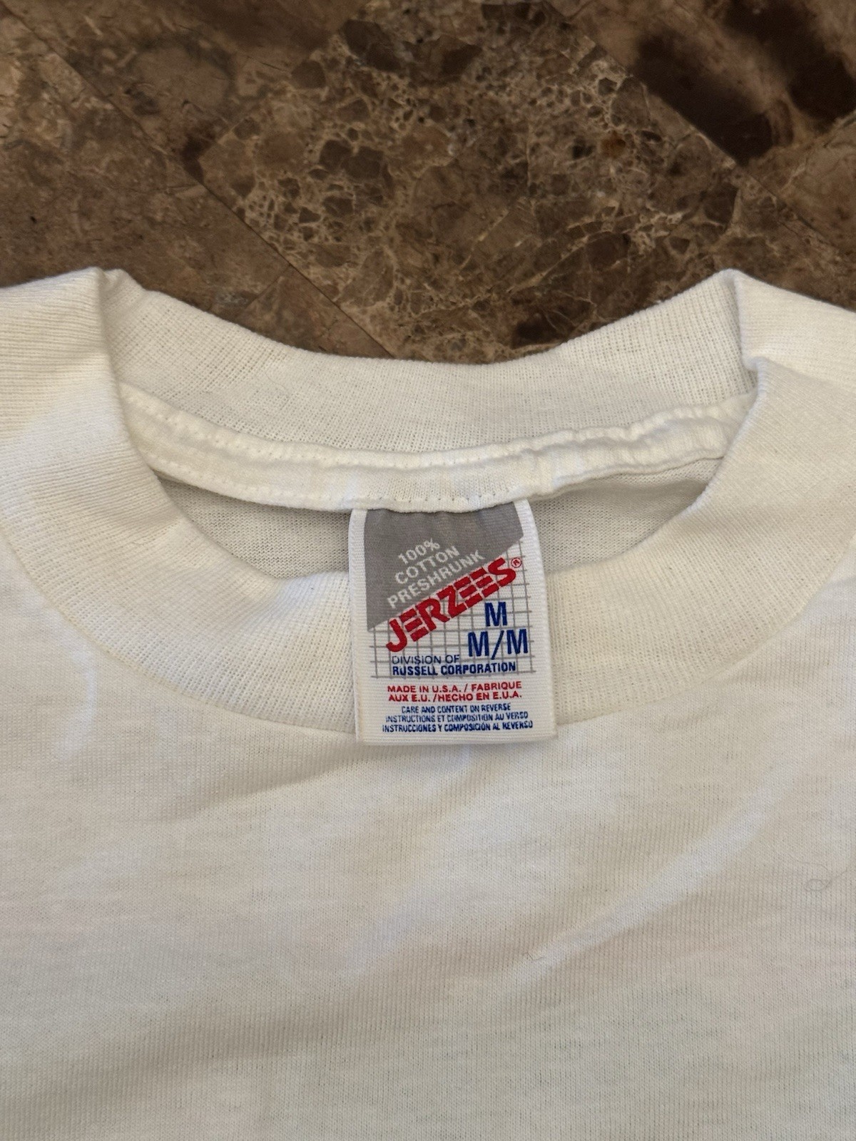 VTG Popeye Pat Musi Autographed Pro Street Camaro Double Sided T-shirt Size Med gallery