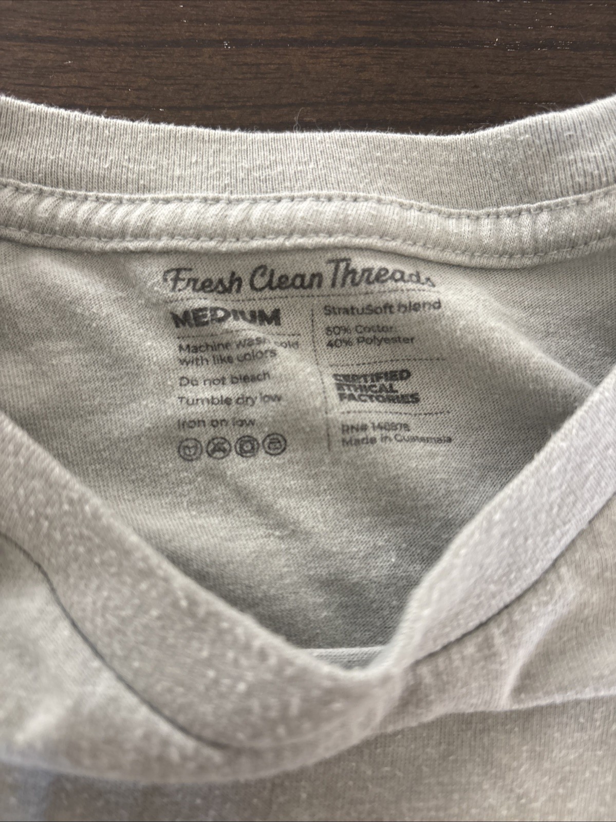 Fresh Clean Threads Mens Medium light green/teal gallery