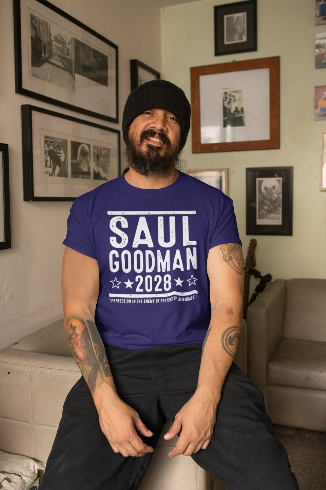Saul Goodman 2028 Election - funny comedy humor show Xs-5x Unisex Soft Tshirt gallery
