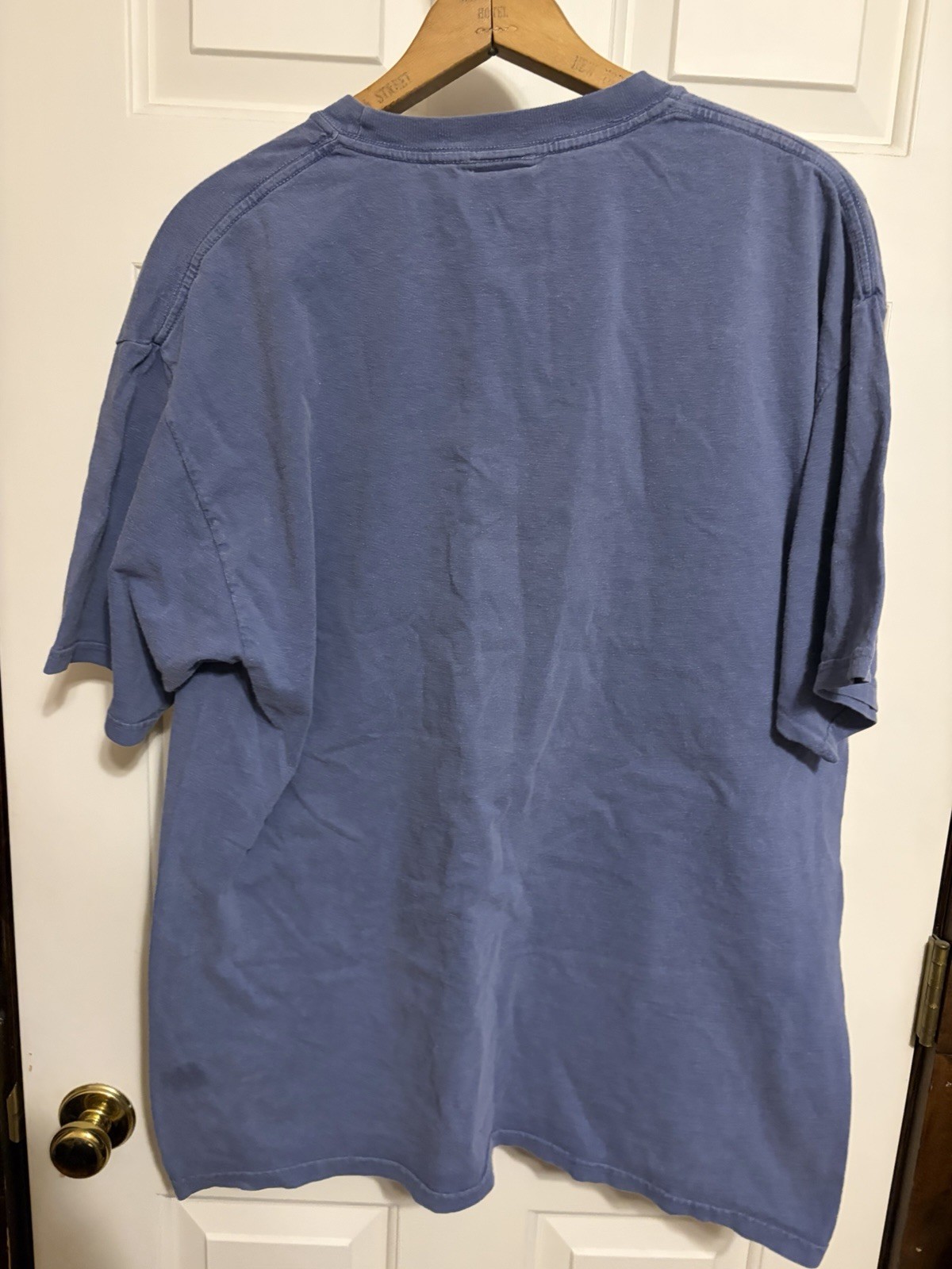 VTG Smithsonian Giraff Graphic T Shirt XL Museum Natural History Blue Tee Sz L gallery