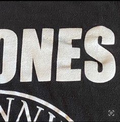 RAMONES Presidential Seal Logo Licensed Punk T-Shirt 2019. MEDIUM (NV) Preowned