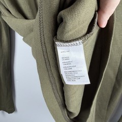 NWT Royal Robbins Duke V-Neck Wool Blend Timber Green Shirt Large UPF 40