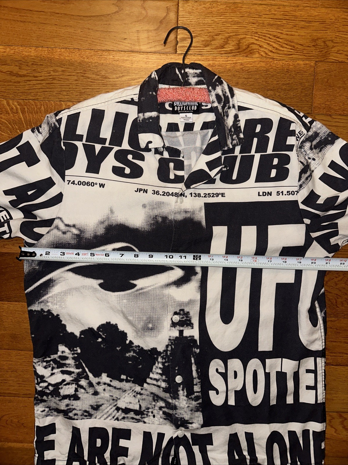Billionaire Boys Club Men UFO Short Sleeve Woven Shirt White Small gallery