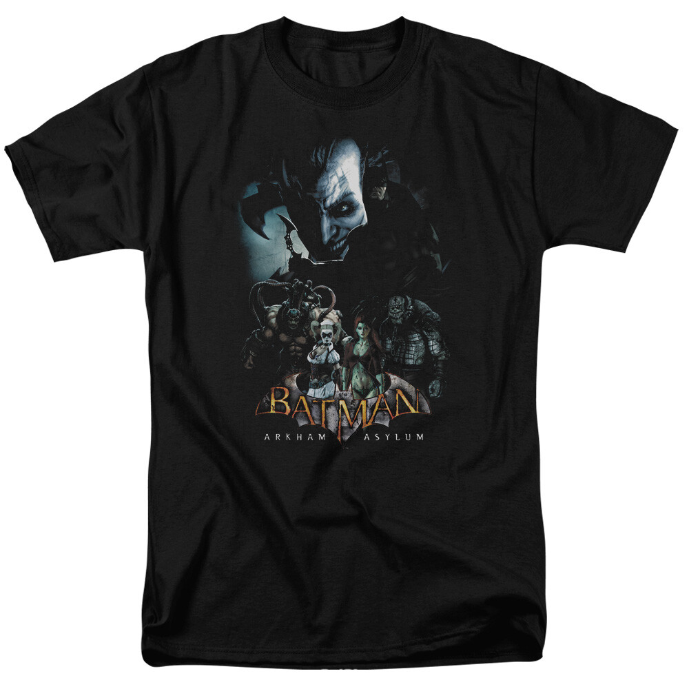 Batman Arkham Asylum “Five Against One” T-Shirt – Regular or Sleeveless – to 6X