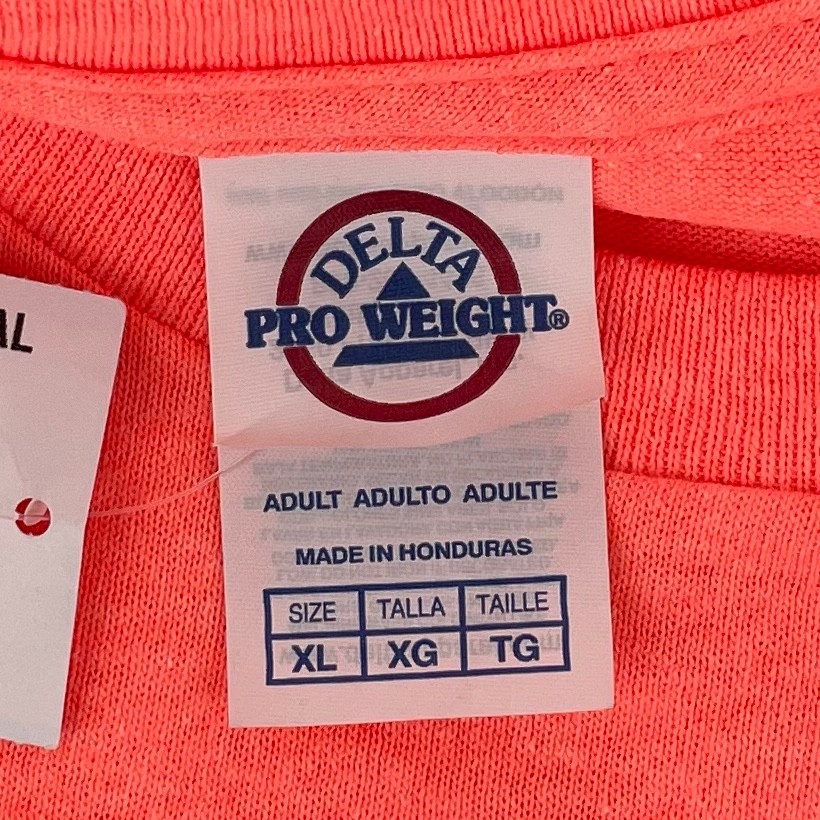 New Delta Pro Weight Heather Coral North Carolina Graphic Long Sleeve Size XL gallery