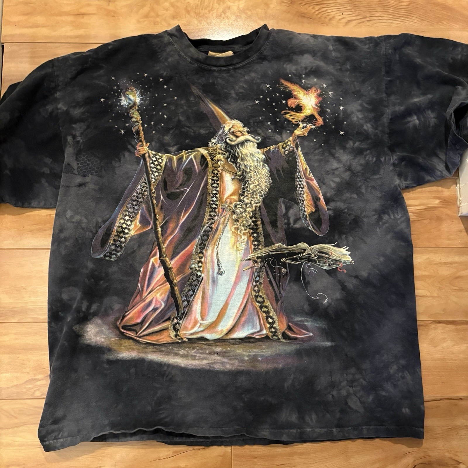 The Mountain Wizard Phoenix Vintage T Shirt XXL Fantasy Magic Sorcery Occult gallery