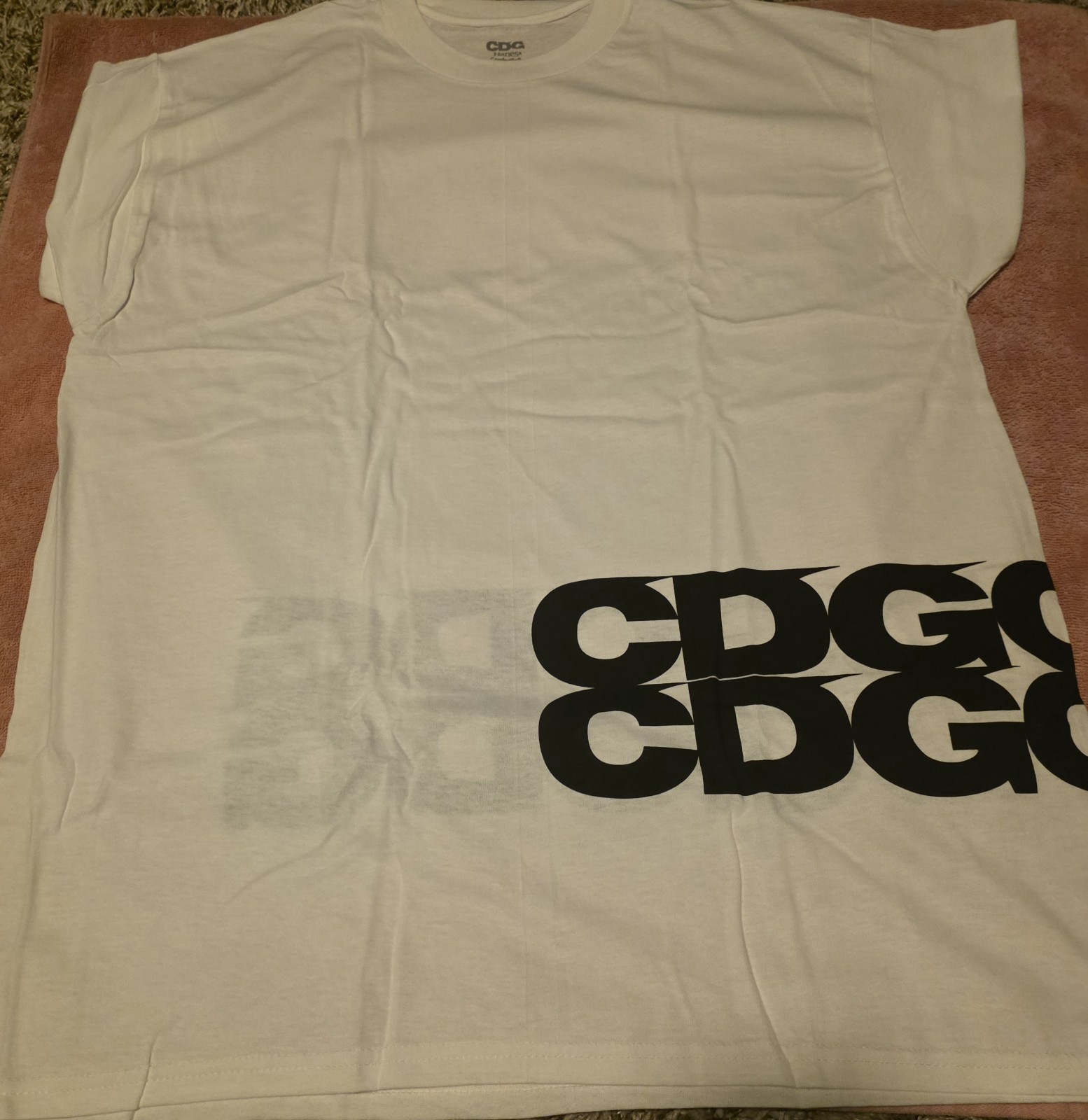 Comme des Garcons X Hanes Tagless Crew Neck T-Shirt 3-Pack White L CDG gallery