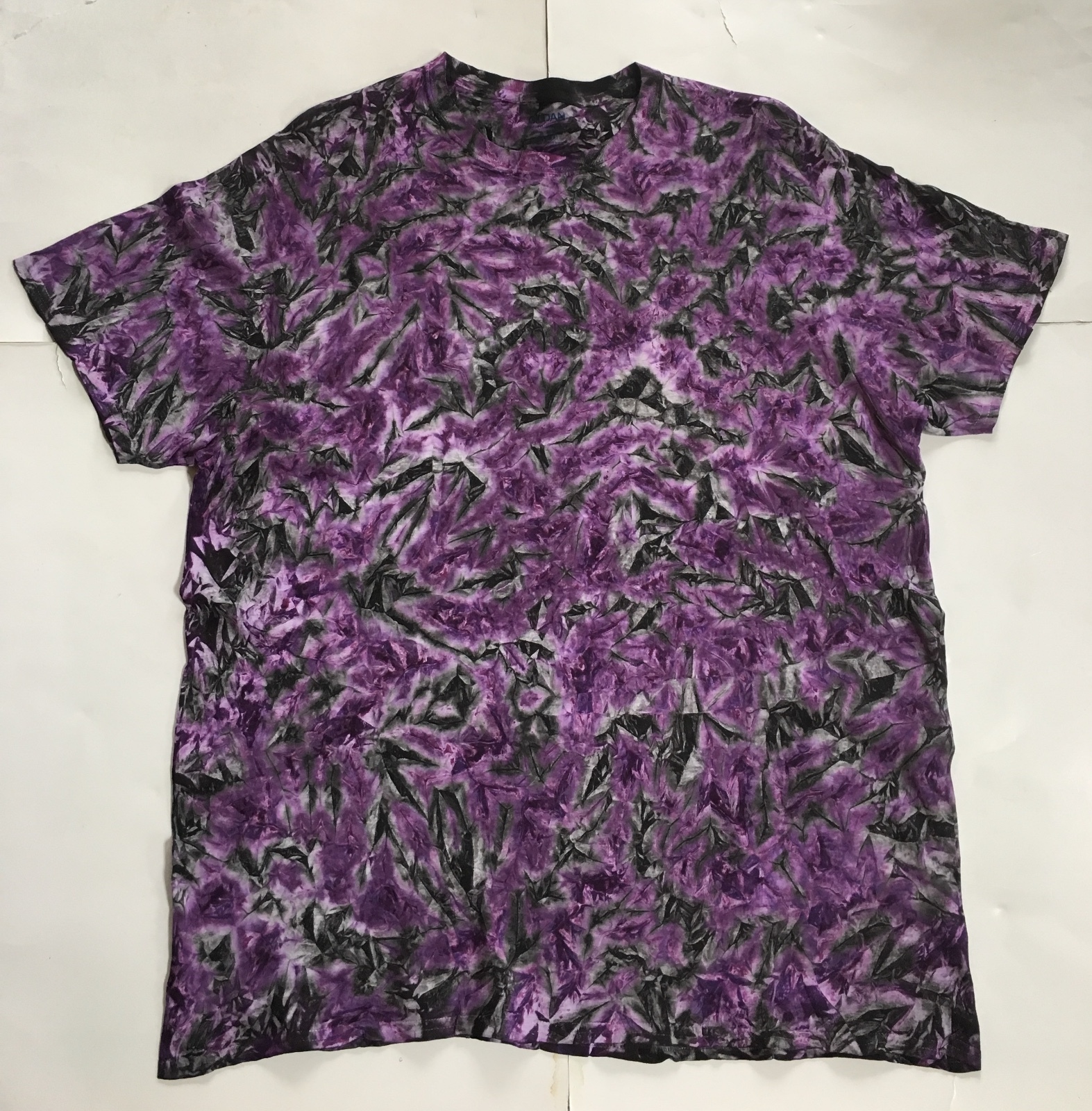 *New* 2XL - Sm Handmade Tie Dye, Grape Licorice Cruncht Crinkle, Crew or V-Neck gallery