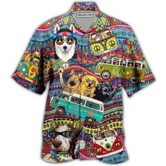 Mens Button Down Red Plain Solid Color Beach Hawaiian Novelty Holiday Shirt