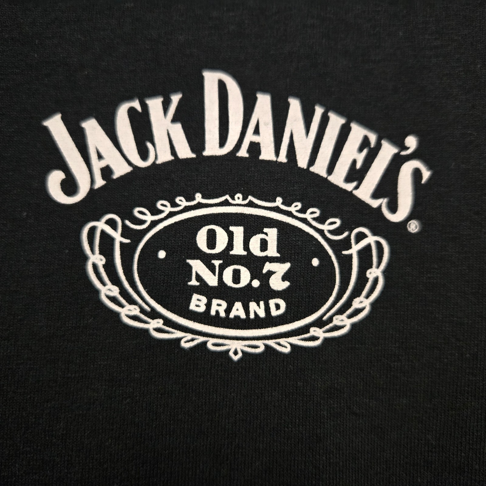 Jack Daniel's JD Old #7 Short Sleeve Tee T-Shirt Adult Black 3XLarge 3XL DISPLAY gallery
