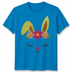 Cute Easter Bunny Face Unisex Tshirt Spring Holiday Apparel