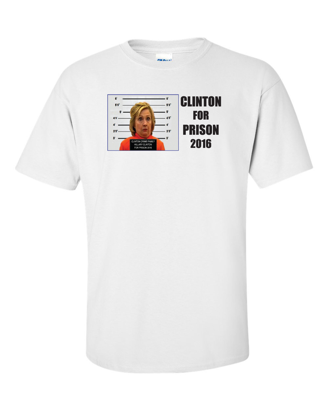 Hillary Clinton "Hillary For Prison PIC" jersey T-shirt S-5XL gallery