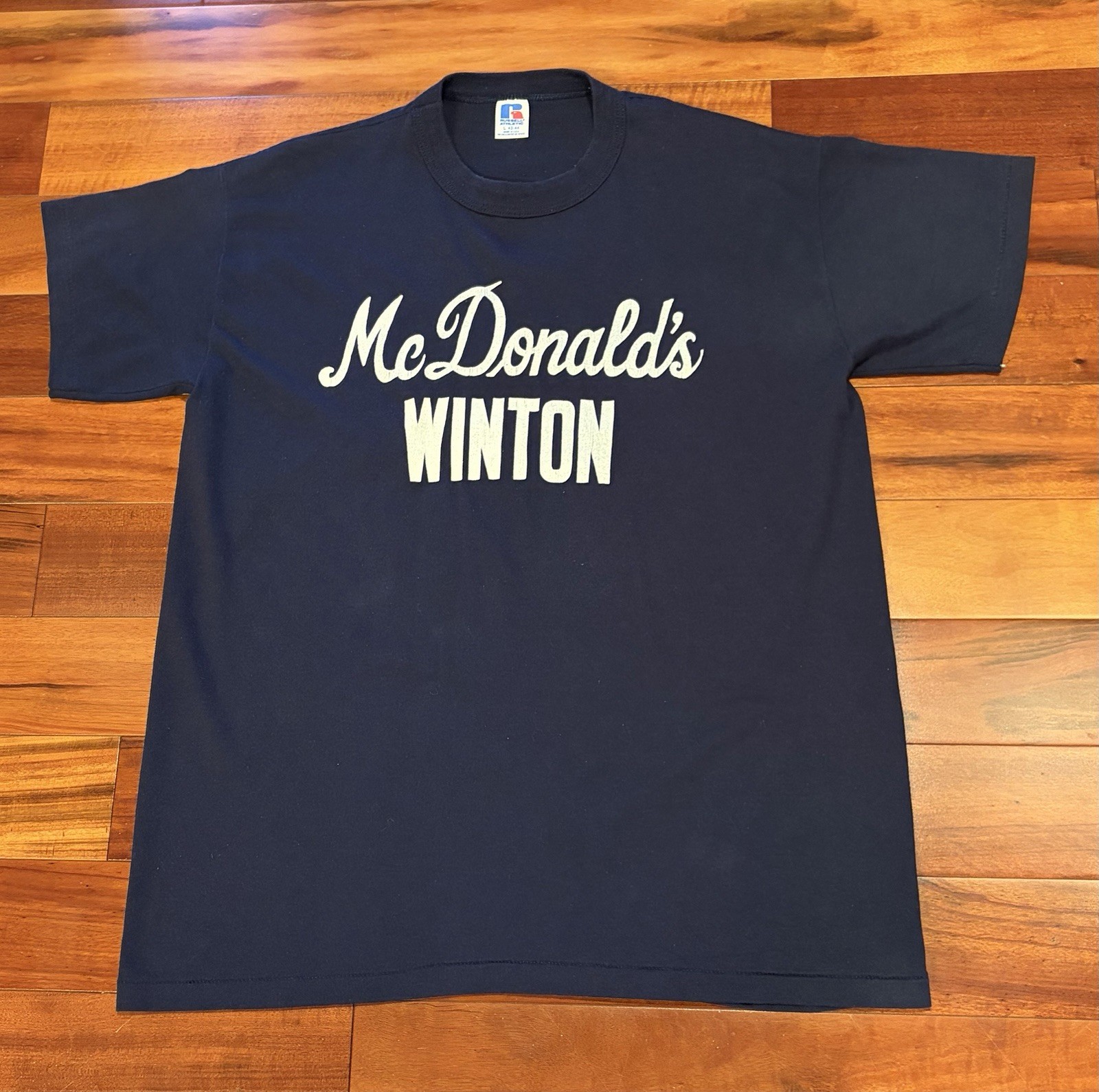Vintage 90’s Russell Athletic Single Stitched McDonald’s Winton Shirt Size Large gallery