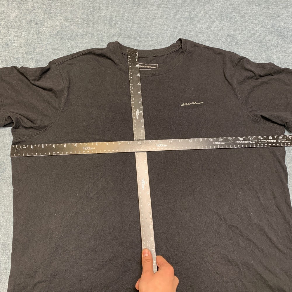Eddie Bauer T Shirt Men 2XL Black Cotton Dark Wash Streetwear Comfort Travel Tee gallery