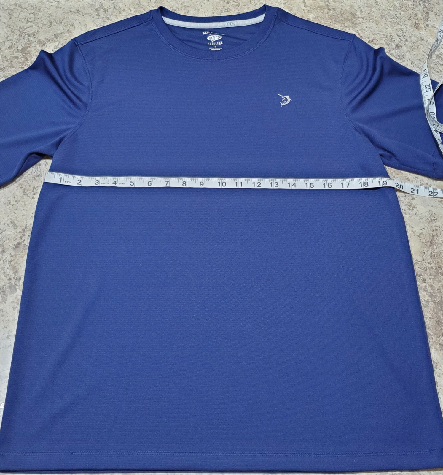 Reel Legends Shirt Mens S Short Sleeve Blue Polyester Fishing Outdoor Beach gallery