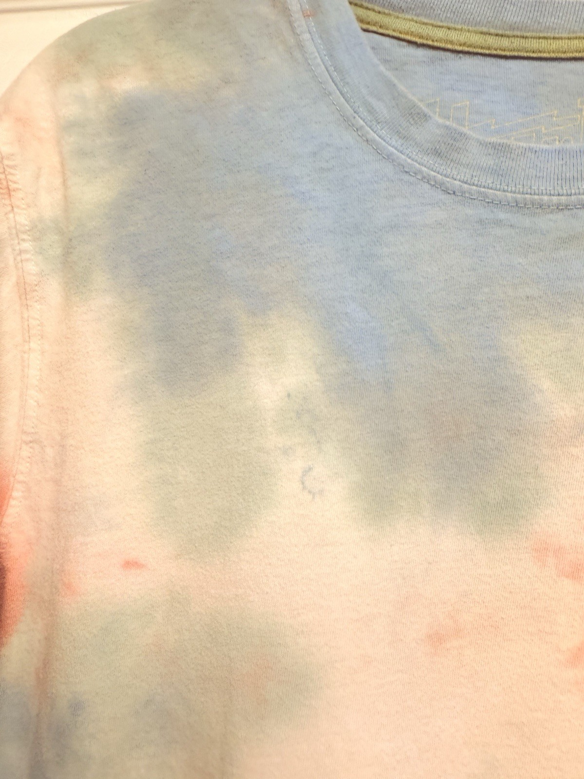 Howler Brothers Short Sleeve Shirt Burnt Orange/White/Tie Dye Graphic, XL gallery