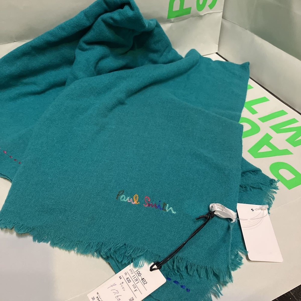 Paul Smith Wool Nylon Large Scarf 170cm x 78cm New Japan