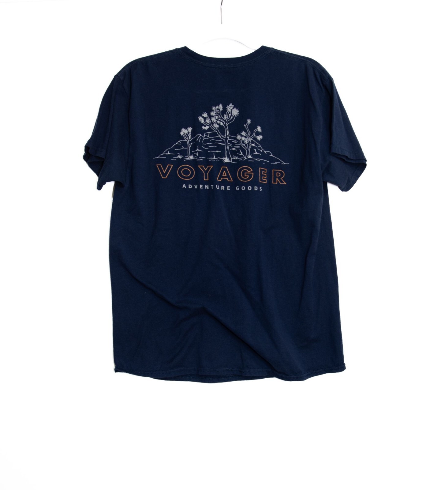 Voyager Navy Blue Adventure Goods T-Shirt M Cotton/Polyester Mens Casual Graphic gallery