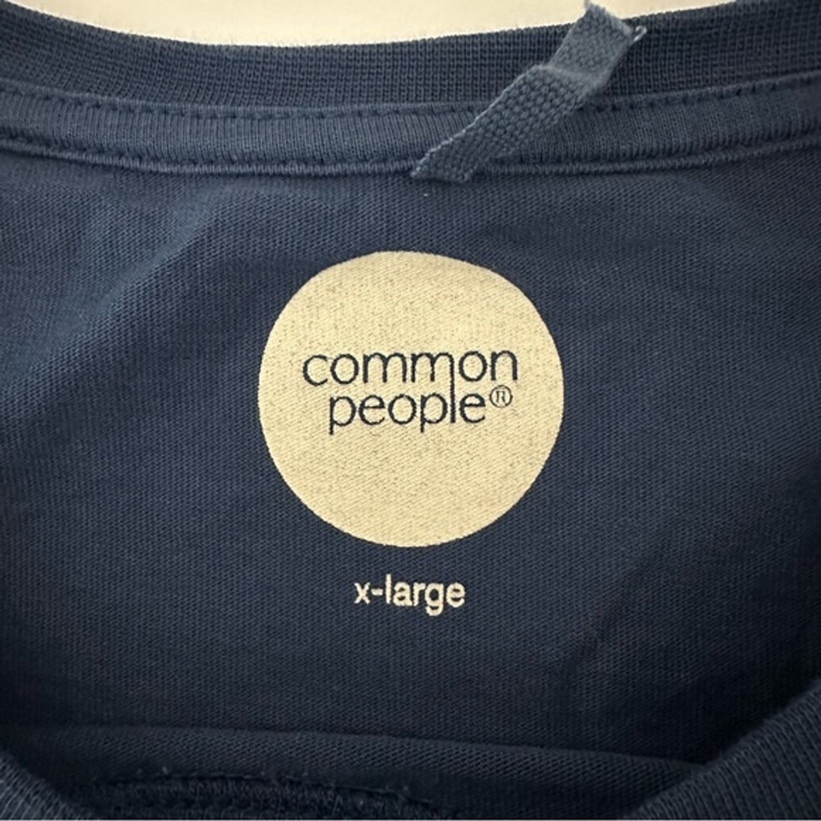 Common People T-Shirt Men's XL Graphic 100% Cotton Regular Fit High Quality Navy gallery