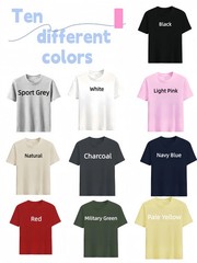 Personalized Custom T-Shirt Print Your Own Photo Logo Customized Cotton Tee