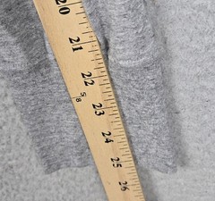 Todd Snyder Chambray Loop Collar Henley T-Shirt Heather Gray Men’s Size Large