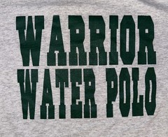 Vintage Russell Athletic Warrior Water Polo Graphic Tee Shirt Mens XL