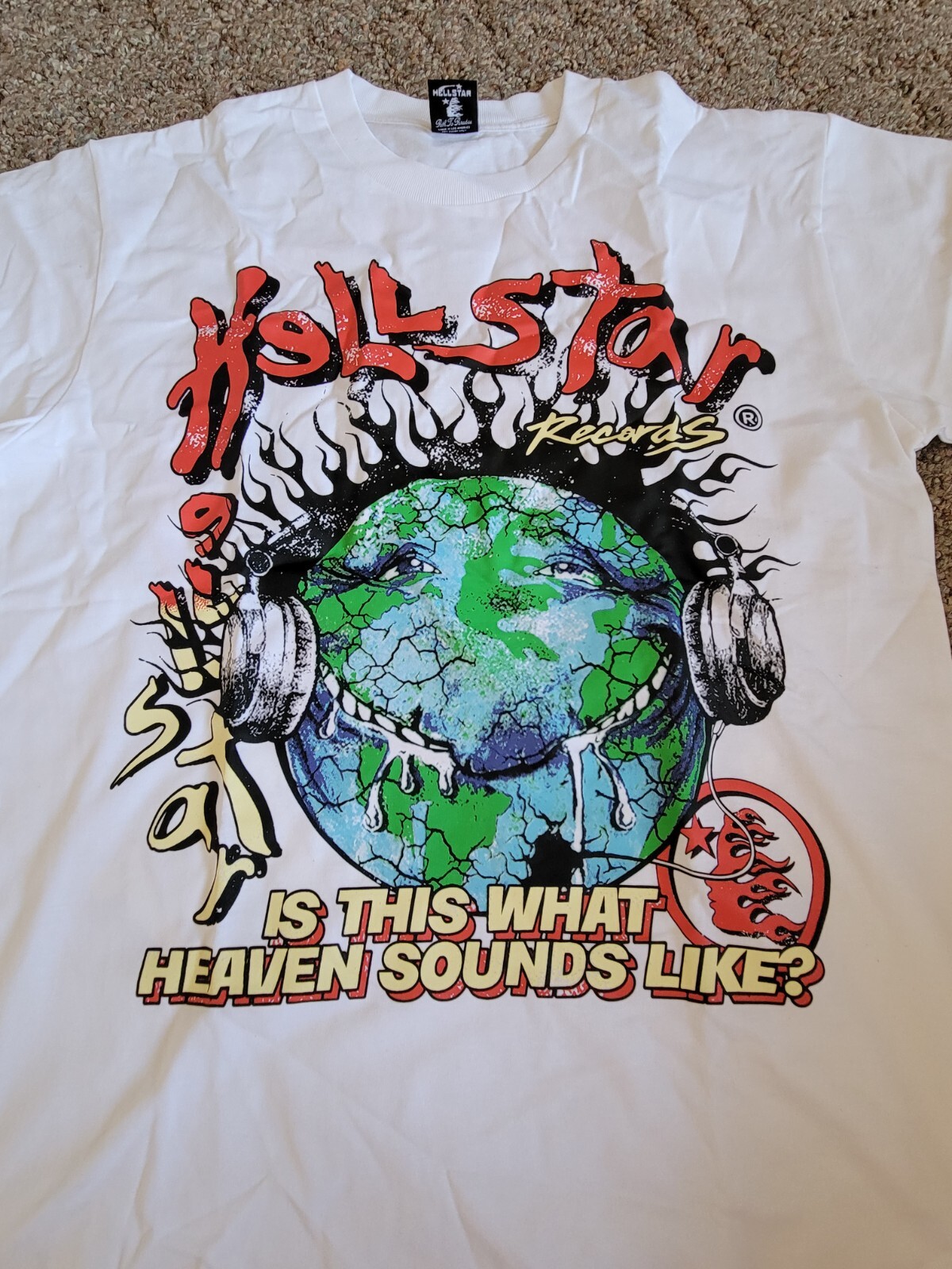 Hellstar Studios Globe tee High Street Fashion Men's SIZE S , M , L, XL gallery