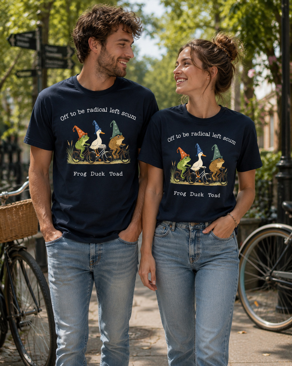 Off to Be Radical Left Scum Meme Tees gallery