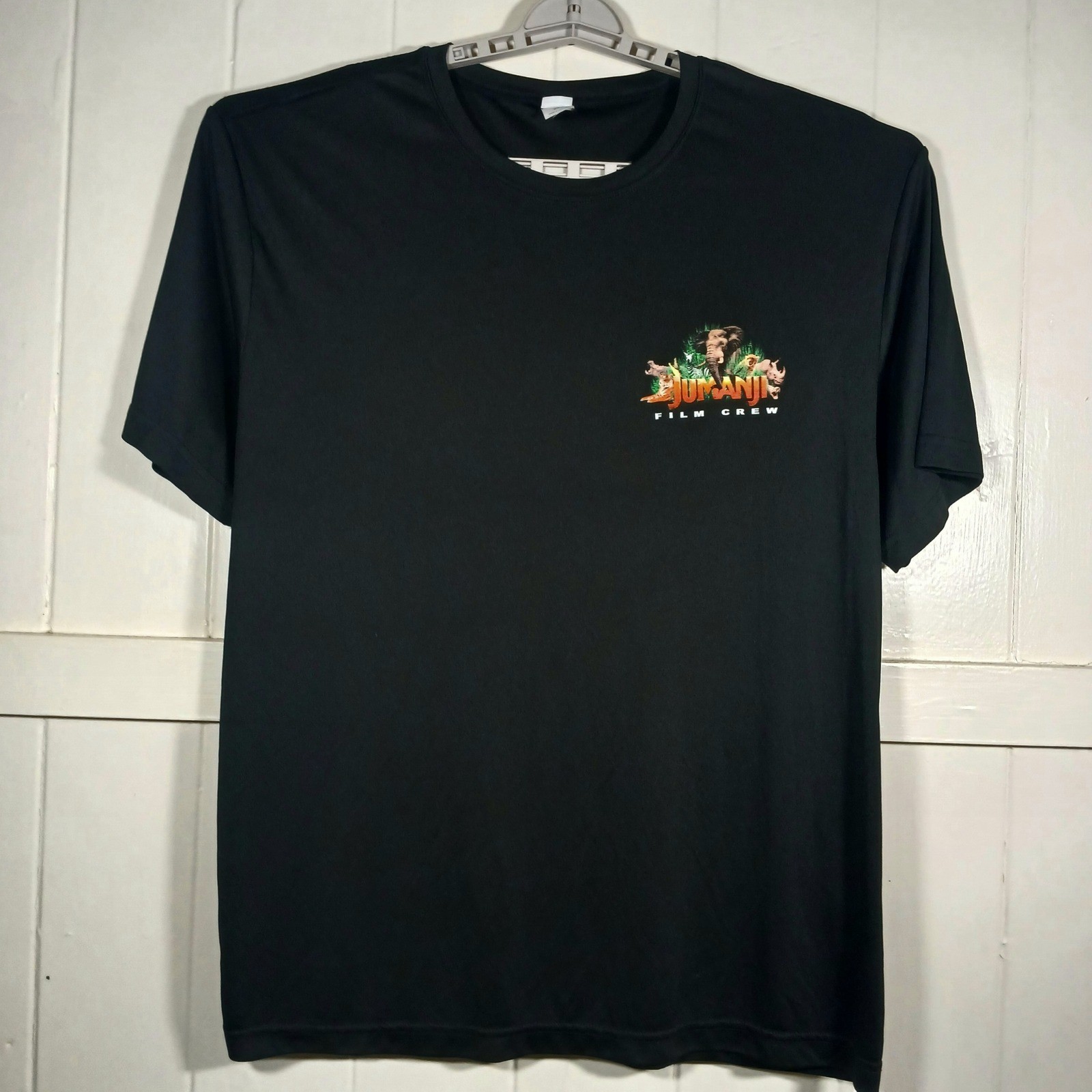 JUMANJI Film Crew Athletic T-Shirt Mens 3XL Black Hawaii Movie Promo gallery