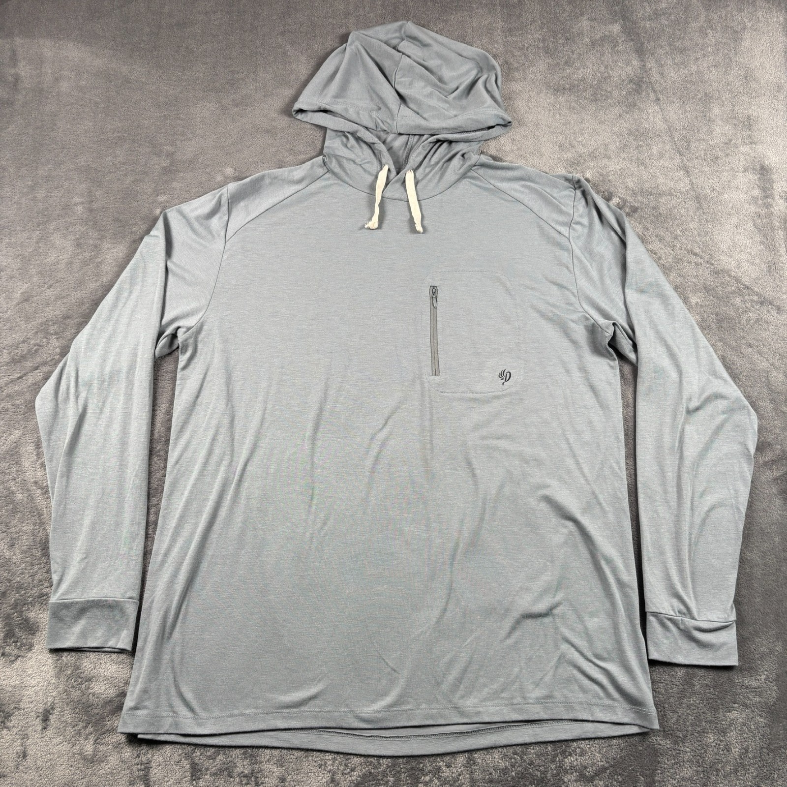 Duck Camp Shirt Mens Large Gray Hoodie Bamboo Lightweight Premium Outdoor gallery