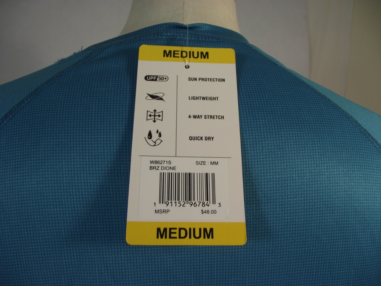 Zeroxposur shirt Men's medium blue short-sleeve NEW with flaw gallery