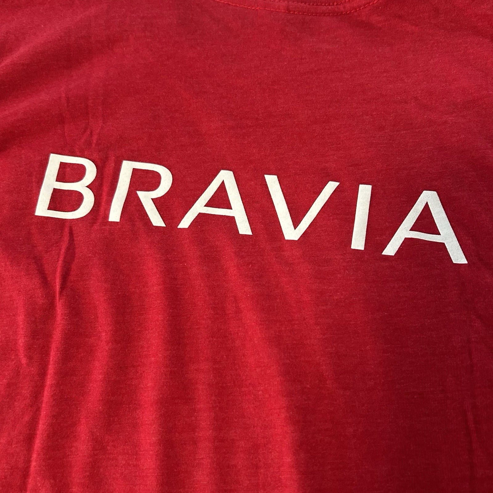 Vintage Sony Hawaii 45th Anniversary T Shirt M Bravia American Apparel Red Promo gallery