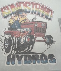 Vintage 80s Funny Retro Redneck Tractor Pull Iron On Transfer Sundstrand hydros