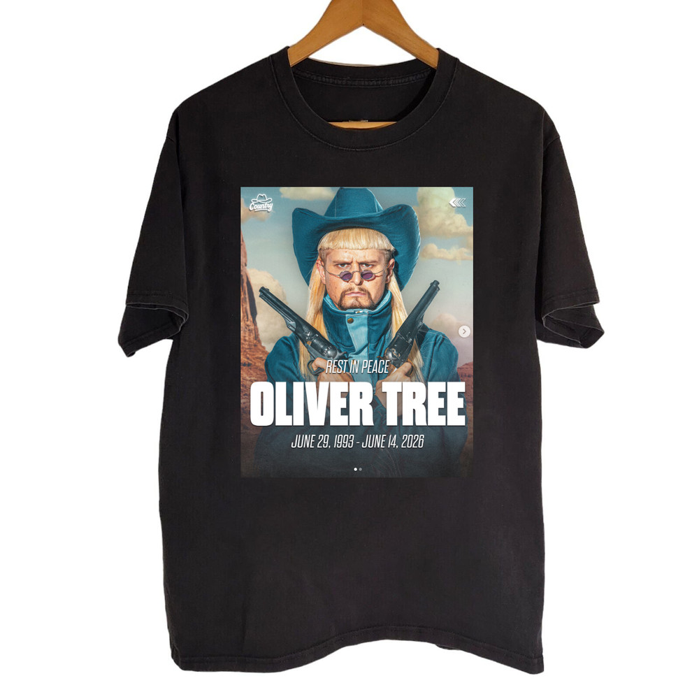 Oliver Tree 1993-2026 Black Memorial Tribute Shirt