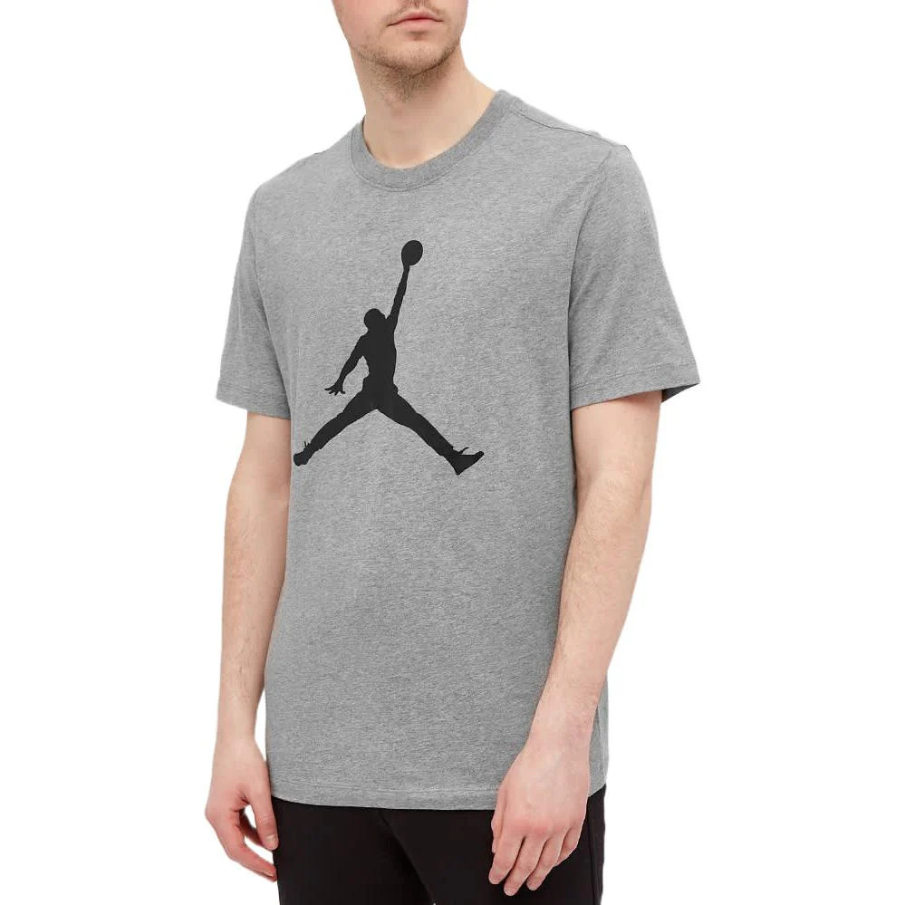 Nike Air Jordan Jumpman Logo Mens T-Shirt Grey Multi Size Casual Sportswear Top gallery